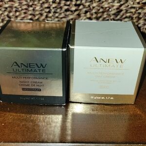Avon Anew Ultimate Night and Day Cream Duo - Black and Gold